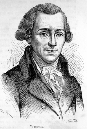 Portrait of Vauquelin, French chemist (1763-1829).