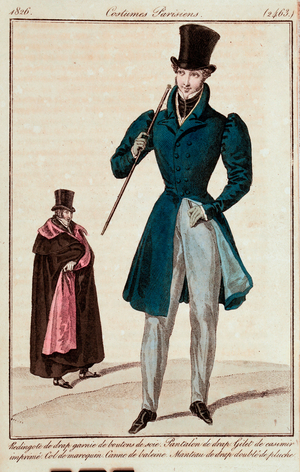 Fashion, France, 19th century - Men's Fashion - Men's Fashion - Journal of ladies and fashion, Parisian costumes, 1826 -
