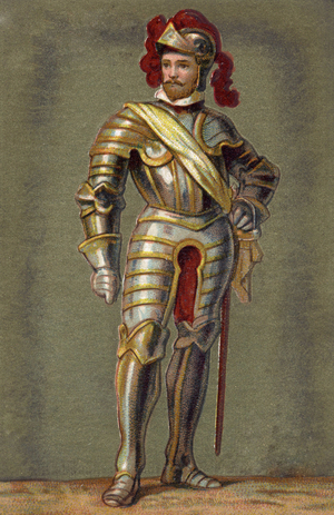 Portrait of Henry II. Chromolithography