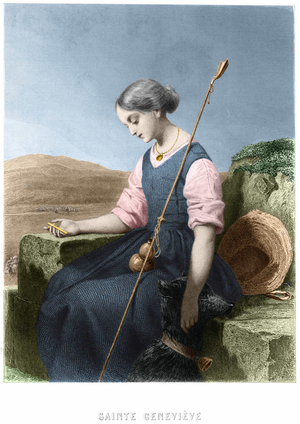 Sainte Geneviève, patron saint of Paris.