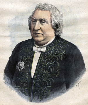 Portrait of Ernest Renan in Academician's Dress
