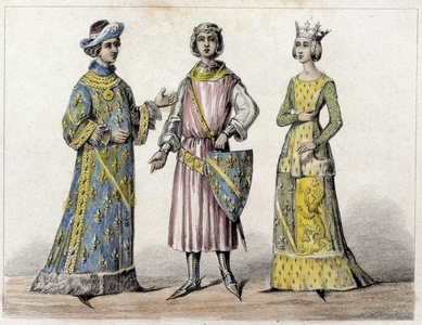 Robert of France and Beatrice of Burgundy, his wife, King of France.