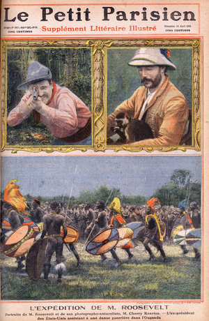 The Expedition of Former US President Theodore Roosevelt to Africa, 1910 (print)