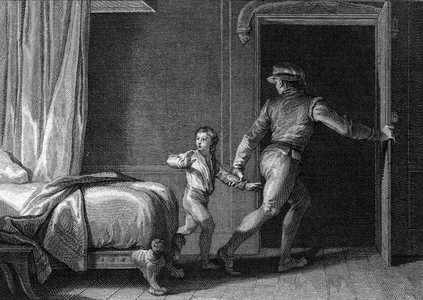 Escape of Richard, Duke of Nomandy, 944, 18th century (engraving)
