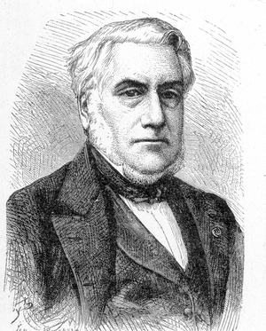 Portrait of Paulin Talabot (1799 - 1878) - in “” Album of Science; illustrious scholars; Grandes discoveries””” 1896.