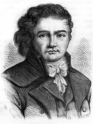 Portrait of Joseph Lebon - in “” L'Histoire de France”” by Henri Martin, 19th century.