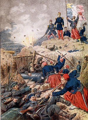 Capture of Malakoff by the division of Mac Mahon on September 8, 1855 - in “” Histoire de France”” Capture of Malakoff by the division of Mac Mahon on September 8, 1855 - in Histoire de France.