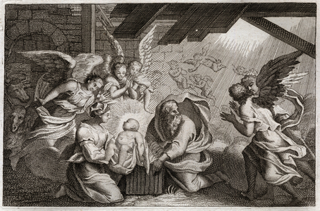 Illustration for the Royaumont Bible, 1811 (engraving)