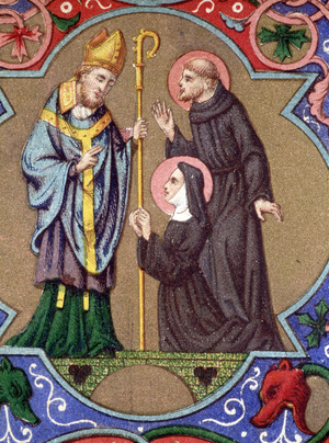 The life of St. Francis of Assisi. early 20th century (chromo)