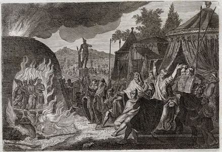 Illustration for the Royaumont Bible, 1811 (engraving)