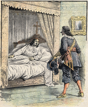 Illustration for "Vint ans apres" (Twenty years after), 1906 (engraving)