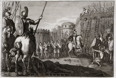 Illustration for the Royaumont Bible, 1811 (engraving)