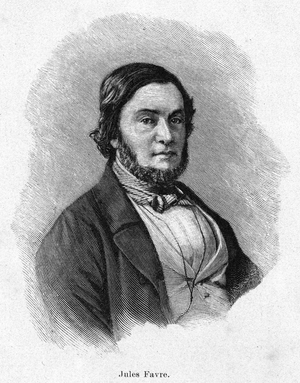 Portrait of Jules Favre (1809 -1880), French politician