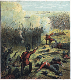 Crimee War between Russia and the Ottoman Empire, 1855 (engraving)