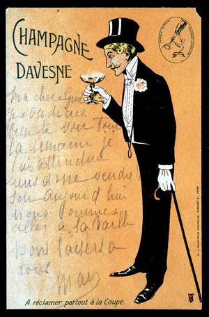 Champagne Davesne, early 20th century