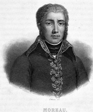Portrait of General Jean Victor (Jean-Victor) Moreau (1763-1813) - in “” Revolution francaise”” by Thiers, 19th century.