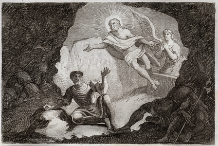 Illustration for the Royaumont Bible, 1811 (engraving)