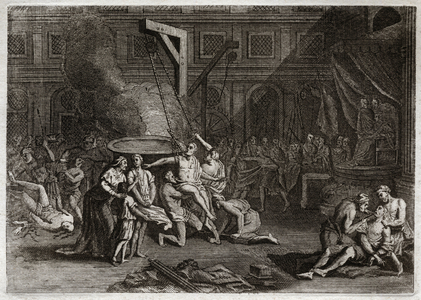 Illustration for the Royaumont Bible, 1811 (engraving)
