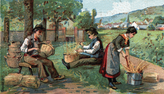 The Vannier. Chromolithography of the late 19th century
