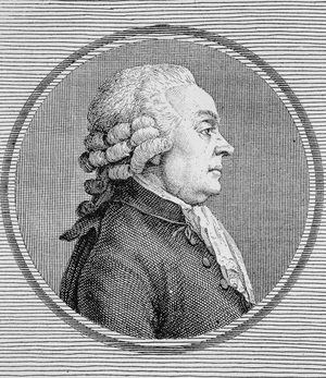 Portrait of Dionis du Séséjour (1734 -?). Engraving of the end of the 19th century in “Histoire de France”” by H. Martin.