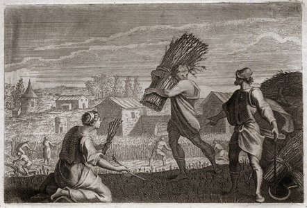 Illustration for the Royaumont Bible, 1811 (engraving)