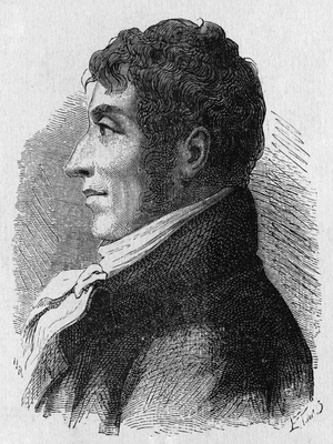 Portrait of Robertson, aeronautic of Flemish origin - in “” Album of Science; illustrious scientists; Great discoveries””” 1896.
