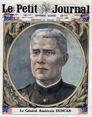 World War I, Portrait of American General Donald Bradley Duncan, 1918