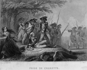Francois-Athanase de Charette de la Contrie (Francois Athanase: 1763-1796) - in “” Revolution francaise”” by Thiers. 19th century