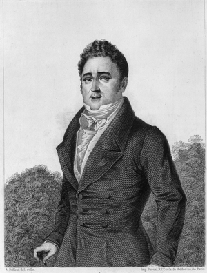 Jacques Lafitte (1767-1844), French banker and politician - engraving in “Histoire de la vie politique et privée de Louis Philippe”, 1852.