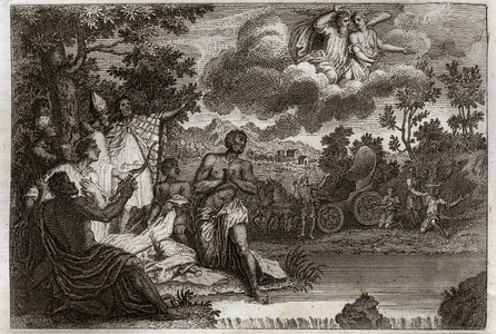 Illustration for the Royaumont Bible, 1811 (engraving)