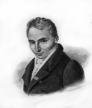 Portrait of Ferdinand Herold (1791-1833), French composer - engraving of the 19th century