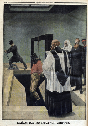 Execution of Doctor Crippen,in 1910 (print)