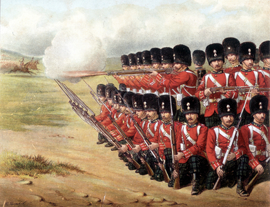The Royal Scots Fusiliers - in “” Harper's Young People”, 1889.