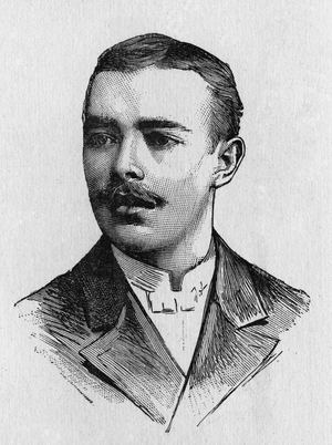 Portrait of Mangot, French aeronautic - in “” Album of Science; illustrious scientists; Great discoveries””” 1896.