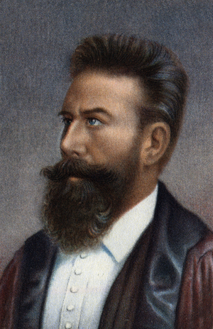 portrait of Wilhelm Conrad Rontgen, German physicist.