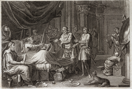 Illustration for the Royaumont Bible, 1811 (engraving)