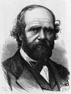 Portrait of Alphonse Poitevin - in “” Album of Science; illustrious scientists; Great discoveries””” 1896.