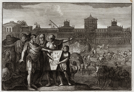 Illustration for the Royaumont Bible, 1811 (engraving)