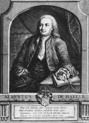 Portrait of Albrecht Von Haller Swiss biologist