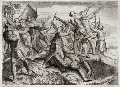 Illustration for the Royaumont Bible, 1811 (engraving)