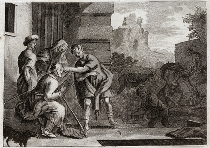 Illustration for the Royaumont Bible, 1811 (engraving)