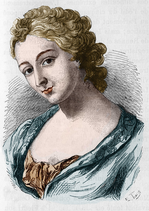 Portrait of Jeanne Agnes Berthelot de Plemont dit Madame la Marquise de Prue (1698-1727).