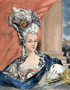 Portrait of Marie Antoinette by Lorraine Habsburg, Queen of France (1755-1793).