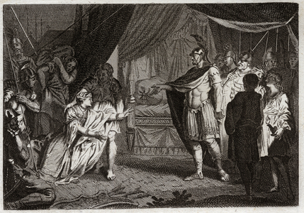 Illustration for the Royaumont Bible, 1811 (engraving)