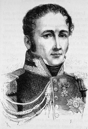 Portrait of Count Antoine Drouot (1774 - 1847). Engraving of the end of the 19th century in “Histoire de France”” by H. Martin.