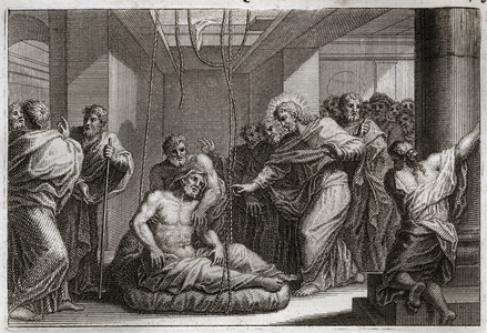 Illustration for the Royaumont Bible, 1811 (engraving)