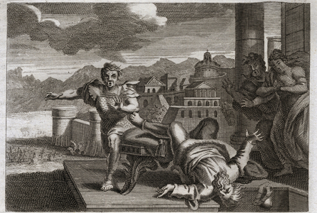 Illustration for the Royaumont Bible, 1811 (engraving)