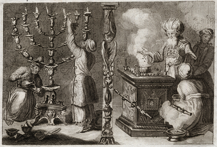 Illustration for the Royaumont Bible, 1811 (engraving)