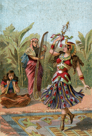 THEATRE IN THE AGES: Egyptian Dances. The mimee dance was in honor among the Egyptians.