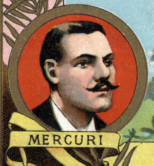 portrait of Toussaint MERCURI second of the Behagle mission in 1893.